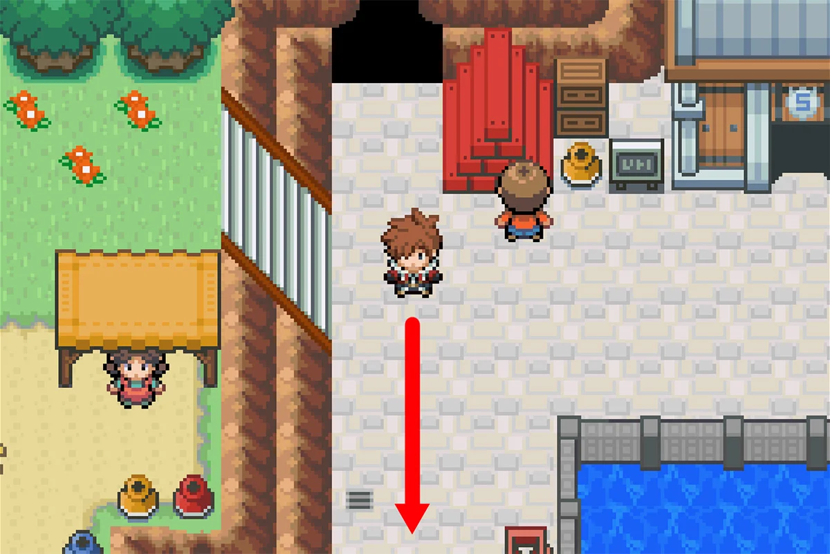 항구 남쪽 끝으로 이동