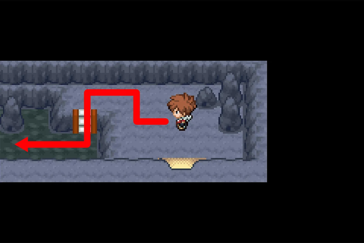 지하 1층으로 가는 사다리로 가는 길