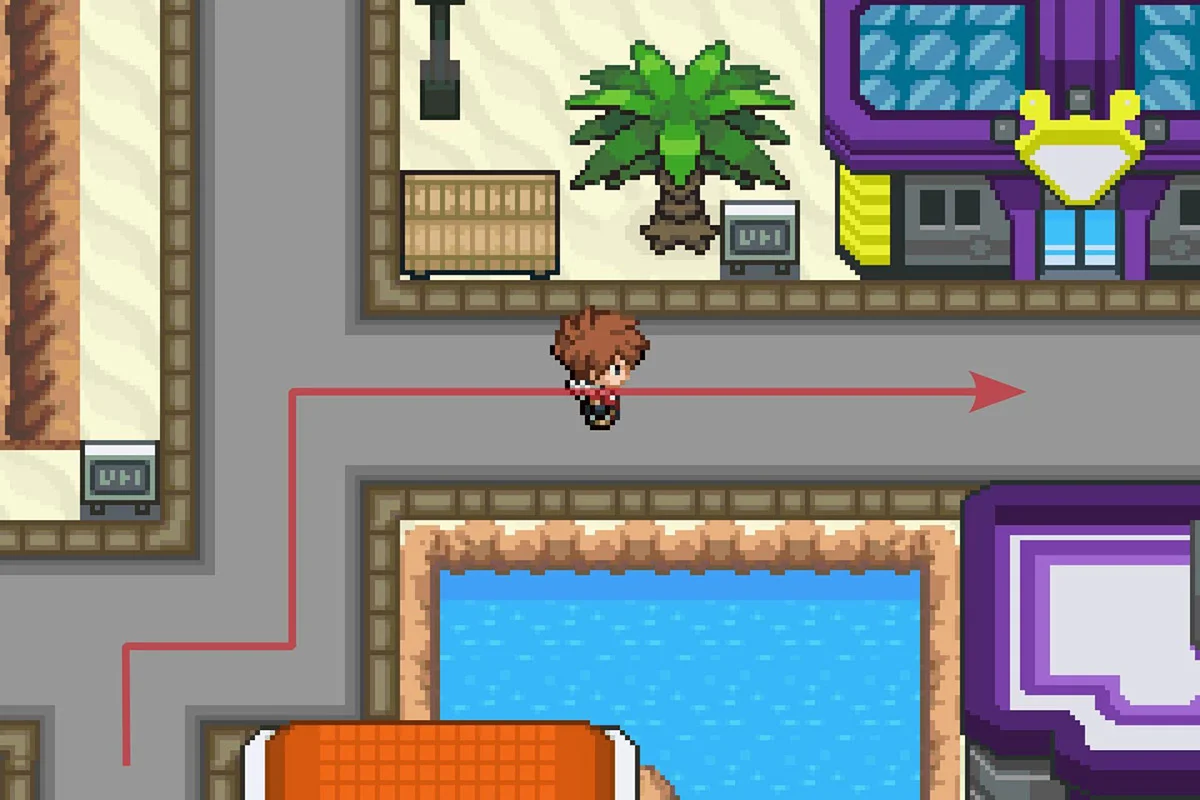 첫 번째 갈림길에서 동쪽으로 이동.