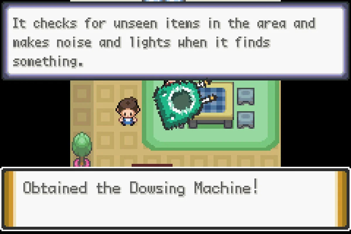 다우징머신 획득.