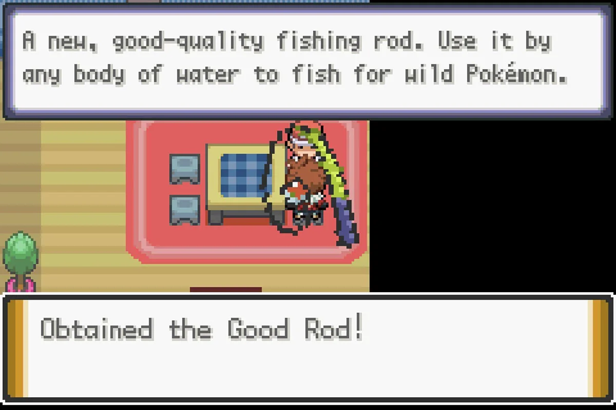 좋은낚싯대 획득.