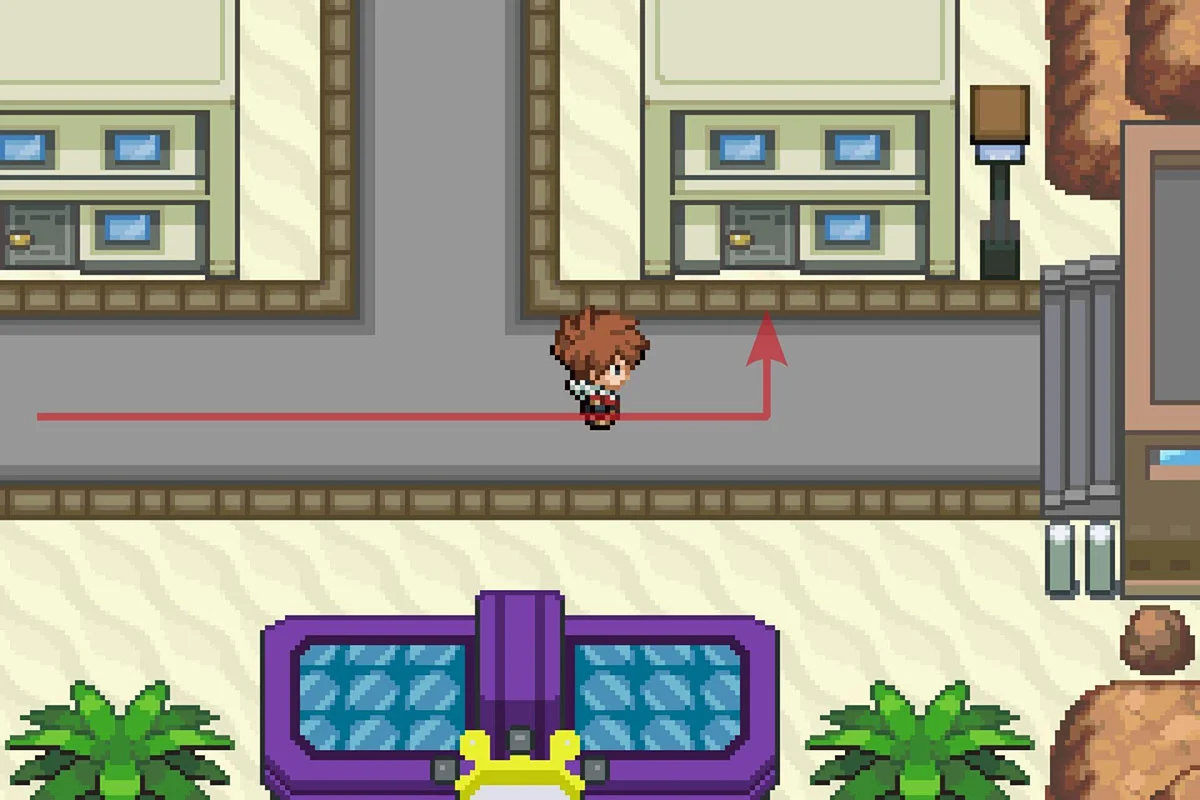 연결 통로 바로 앞 집으로 입장.