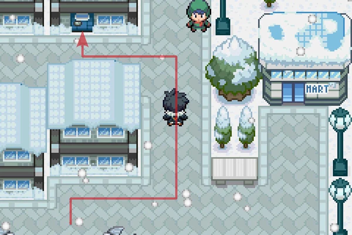 프렌들리숍 서쪽 집으로 입장.