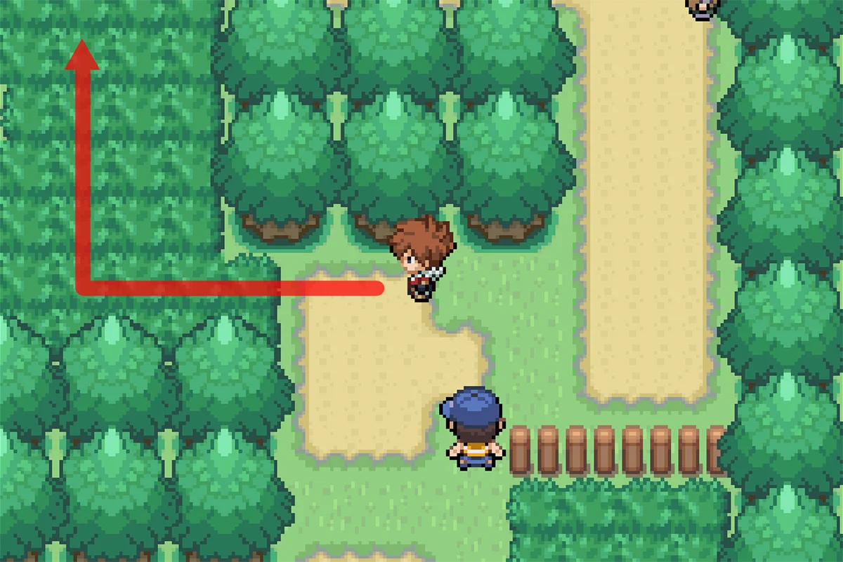 계단으로 가는 길