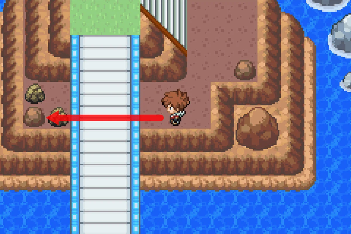 바위 속에 숨겨진 빛의돌