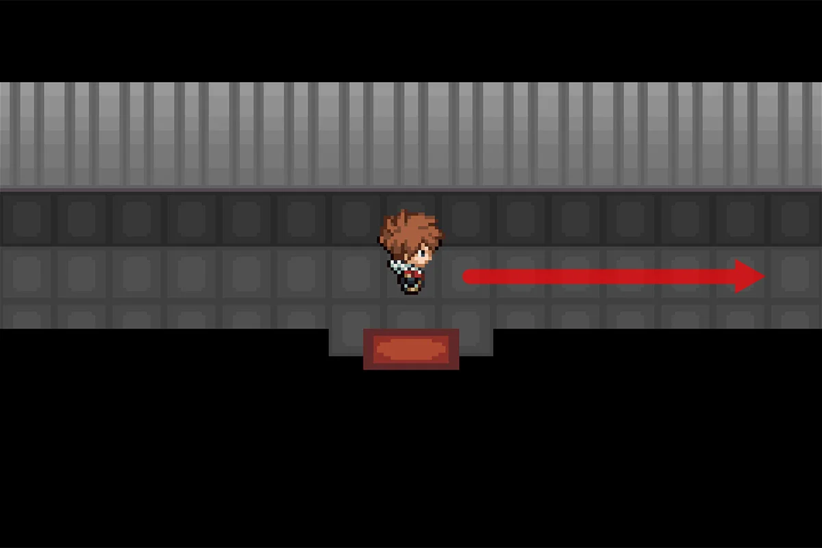 엘리베이터로 가는 길