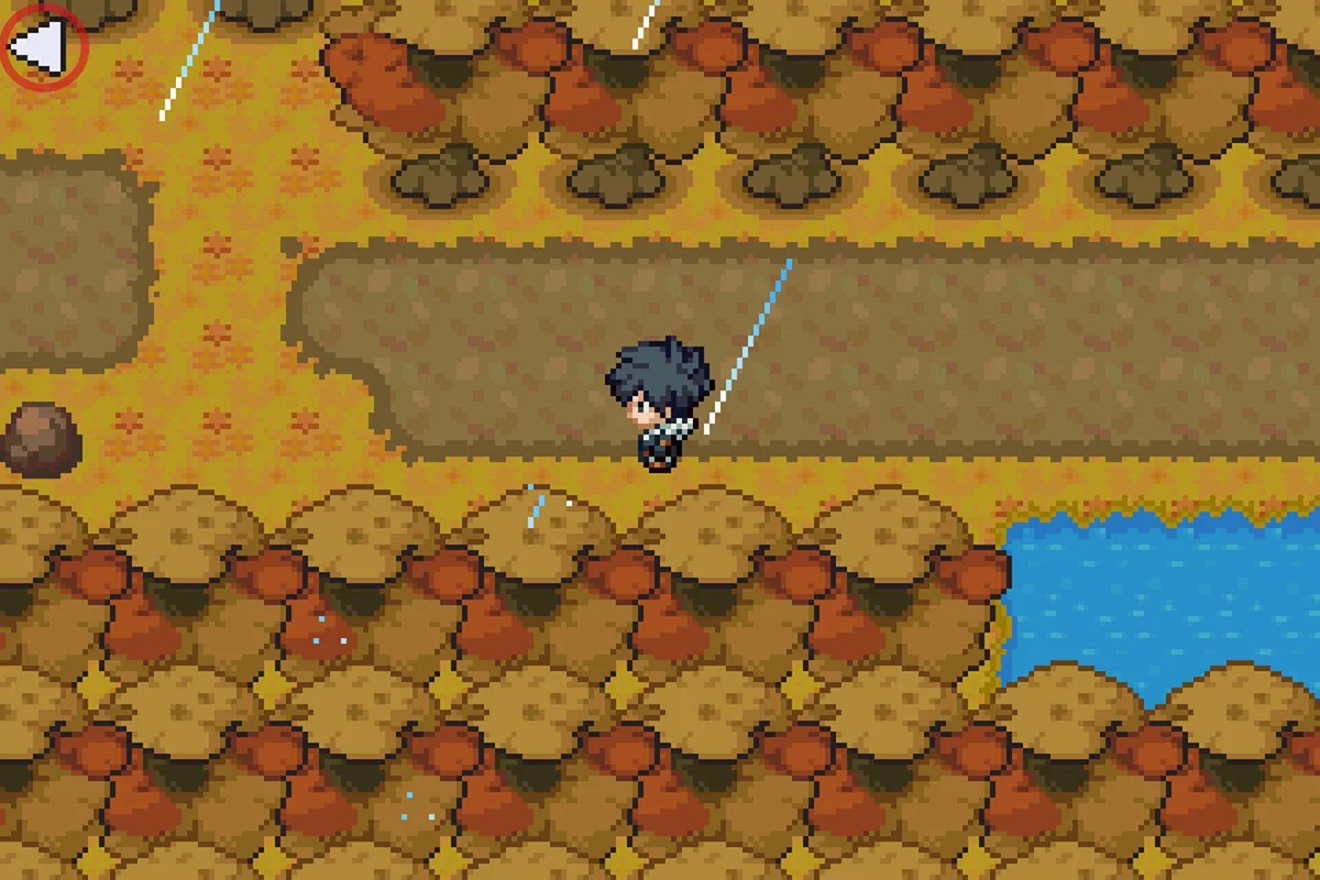 숨겨진 아이템을 가리키는 심볼.