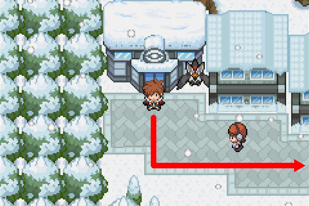 블리자드 시티 입구로 걸어가기