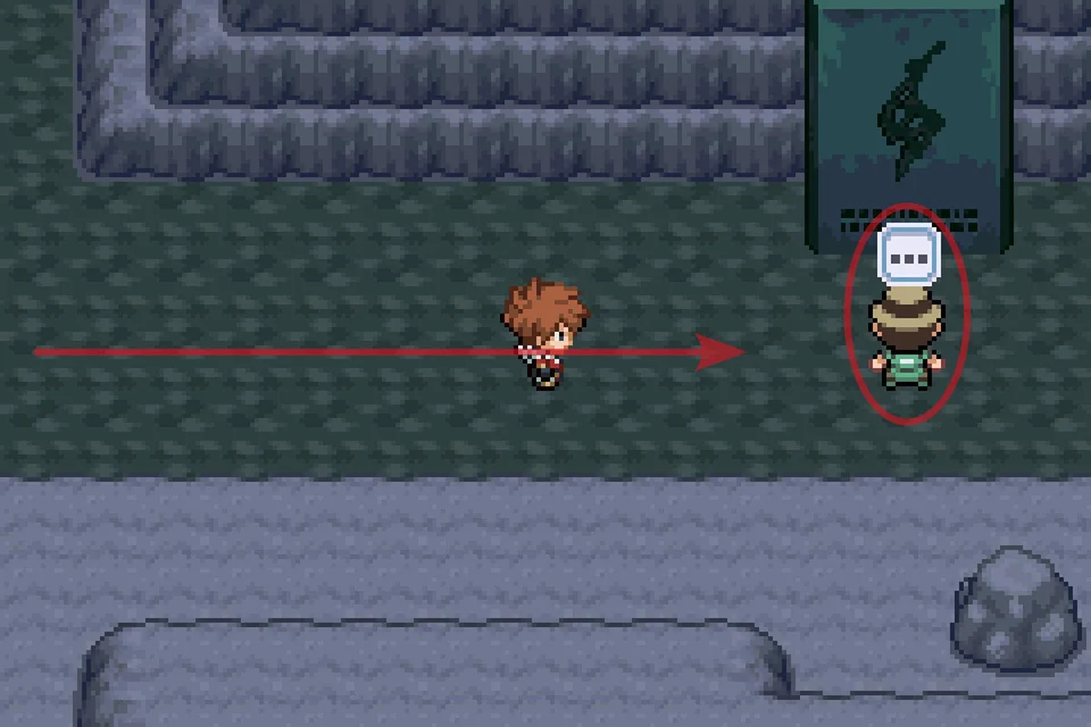 유적마니아에게 접근.