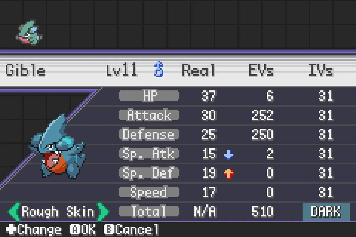 업그레이드된 스탯 탐지기를 사용하여 딥상어동의 특성 변경.