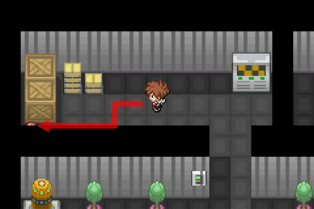 영계의천이 들어있는 몬스터볼의 정확한 위치