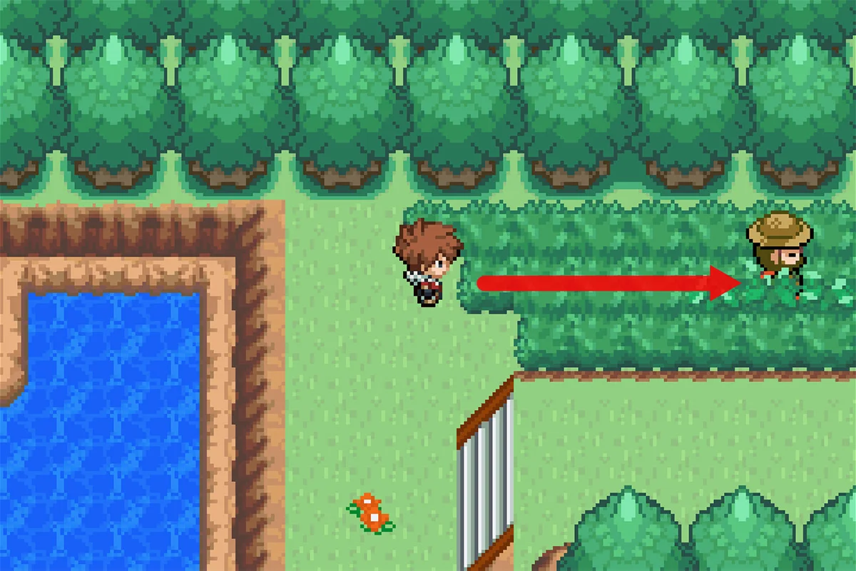 순찰 중인 트레이너에게 이동