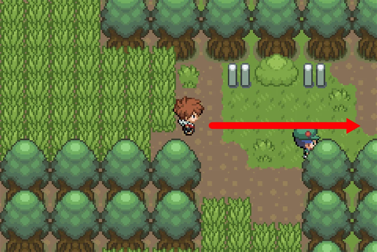 개울로 이어지는 길