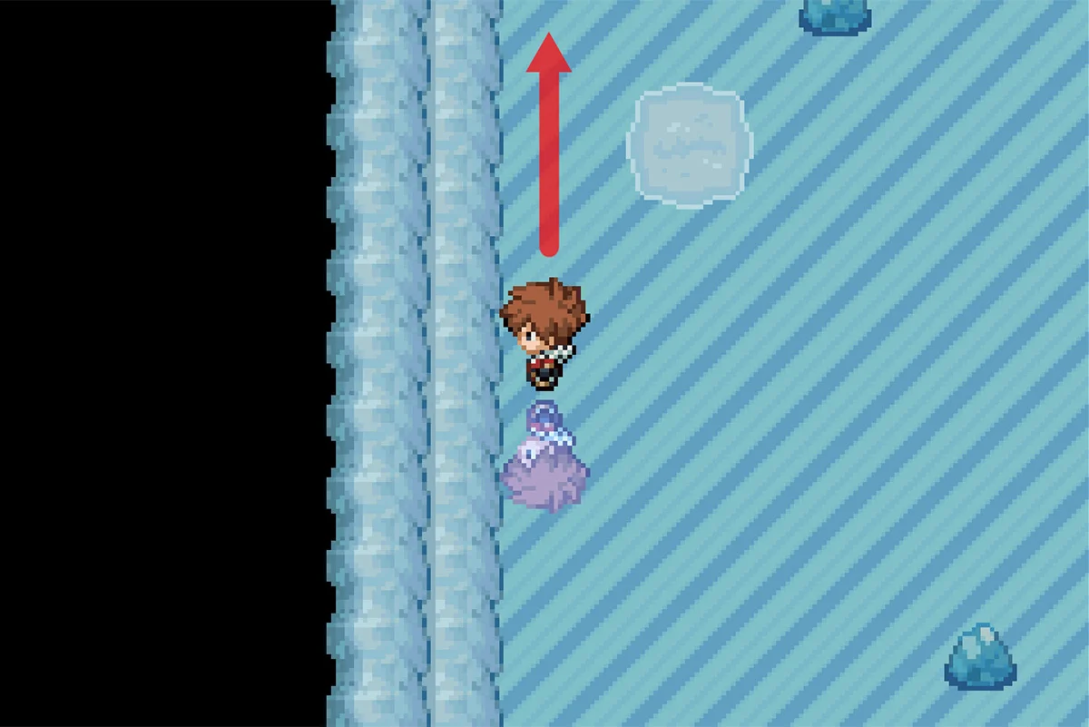 북서쪽 구석으로 미끄러지기