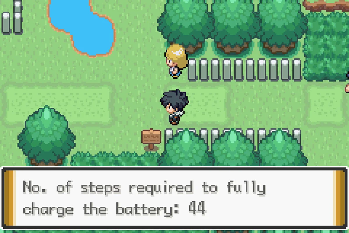 배틀서처를 다시 사용하기 위해 필요한 걸음 수.