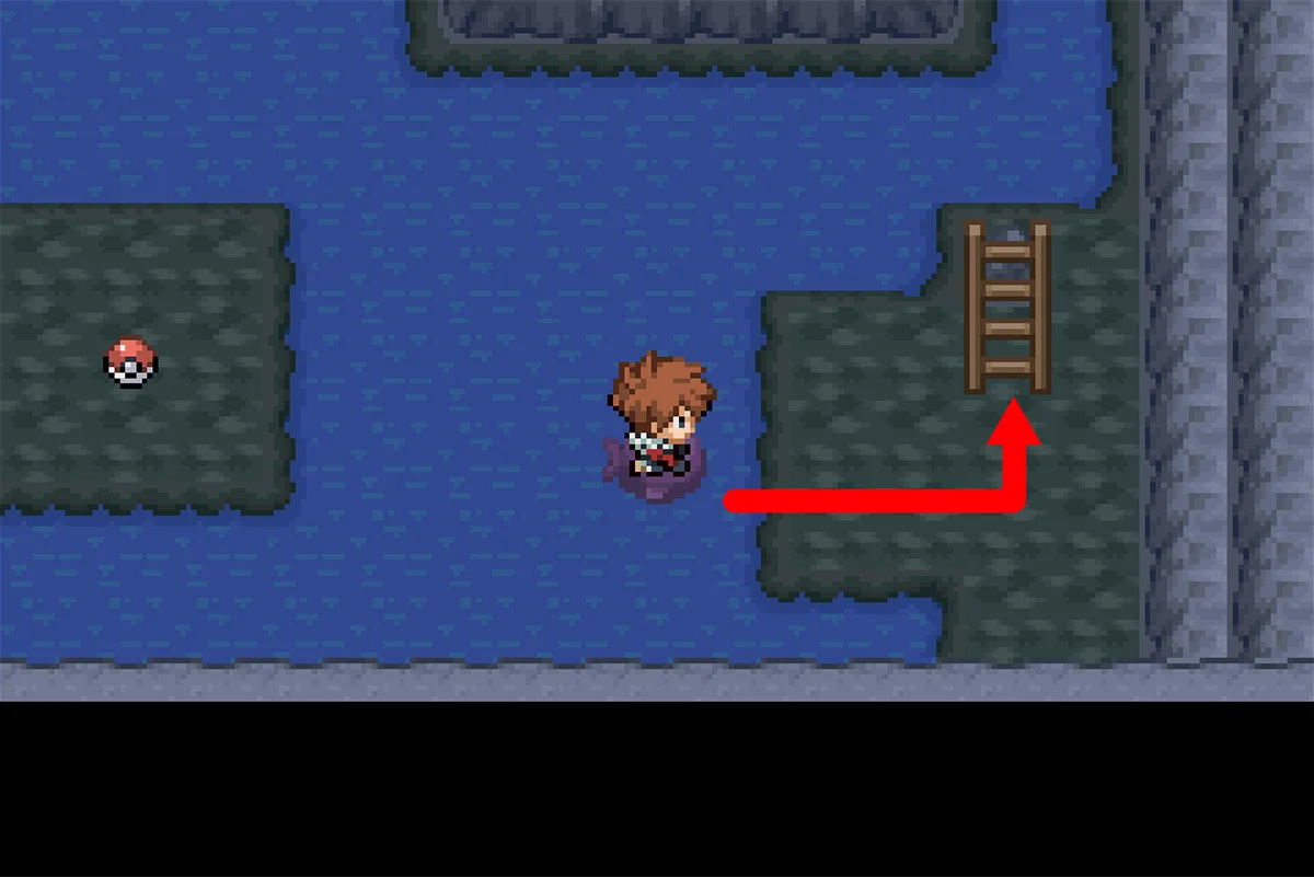 사다리를 이용해 3층으로 이동