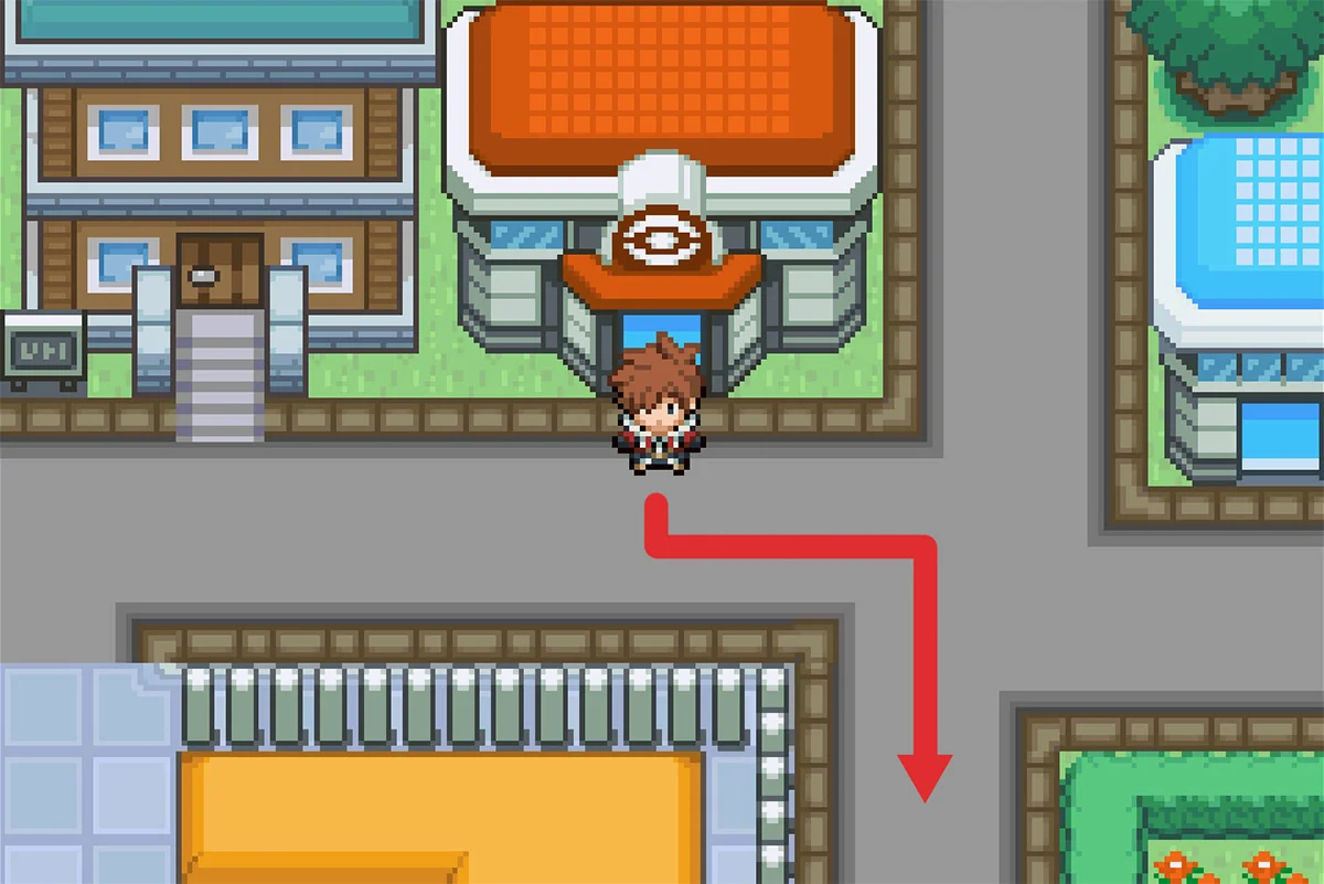 도시 남쪽으로 이동