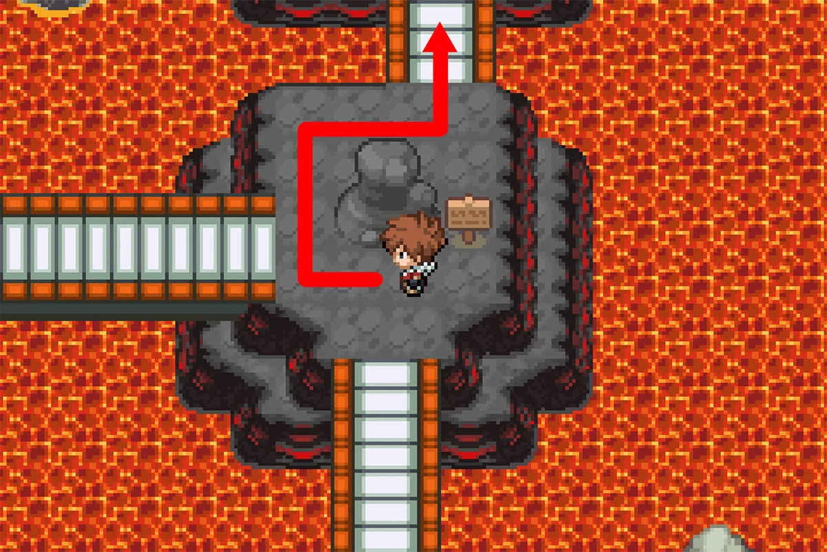 다시 3층으로 내려가는 사다리로 가는 길