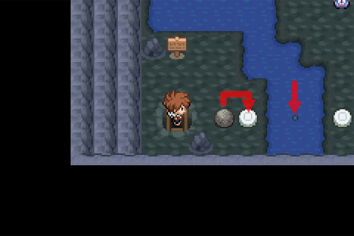 바위 위로 건너뛰기