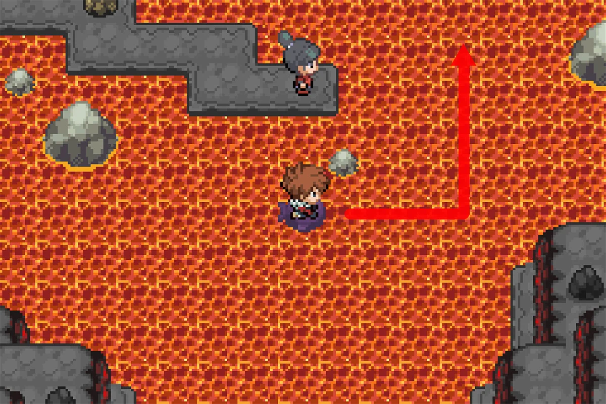 북동쪽으로 이동