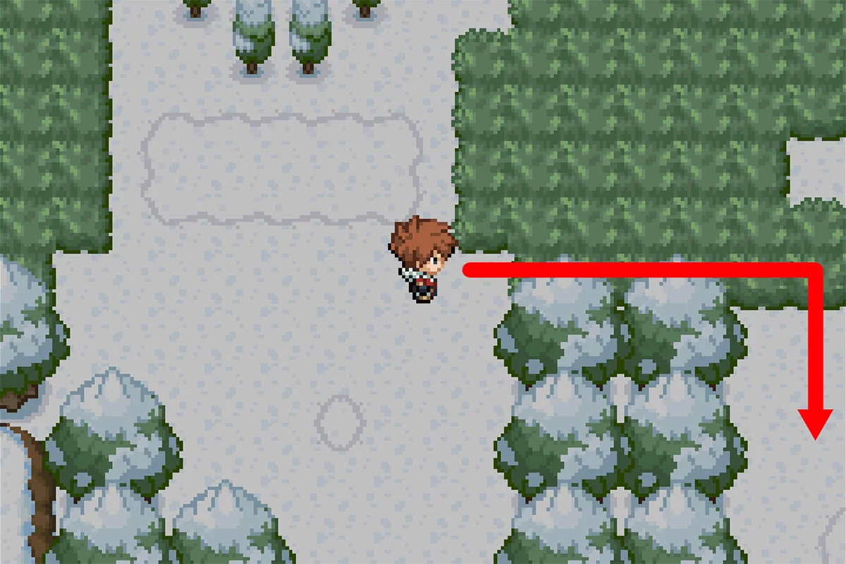 얼음 퍼즐 구역 도착