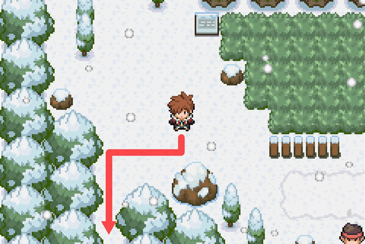 좁은 길 따라가기