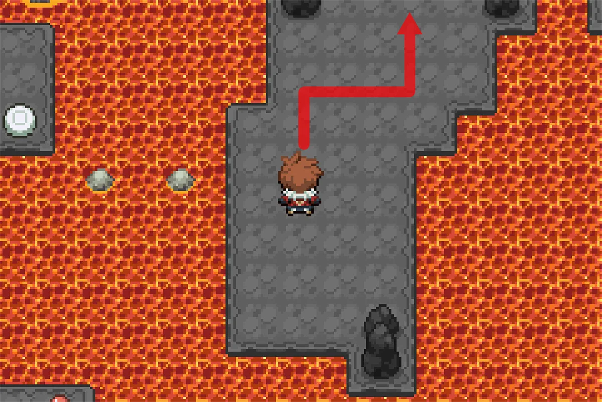 신더화산의 레이드 소굴 구역으로 가는 길