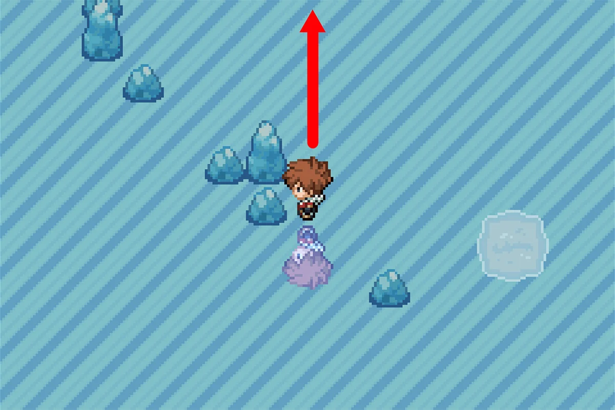 다음 구역으로 위로 미끄러지기