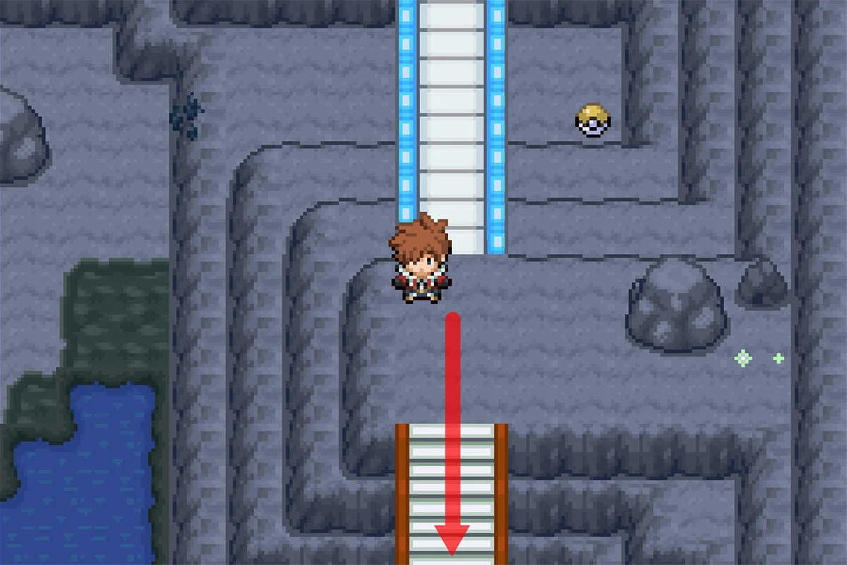 계단으로 걸어가기