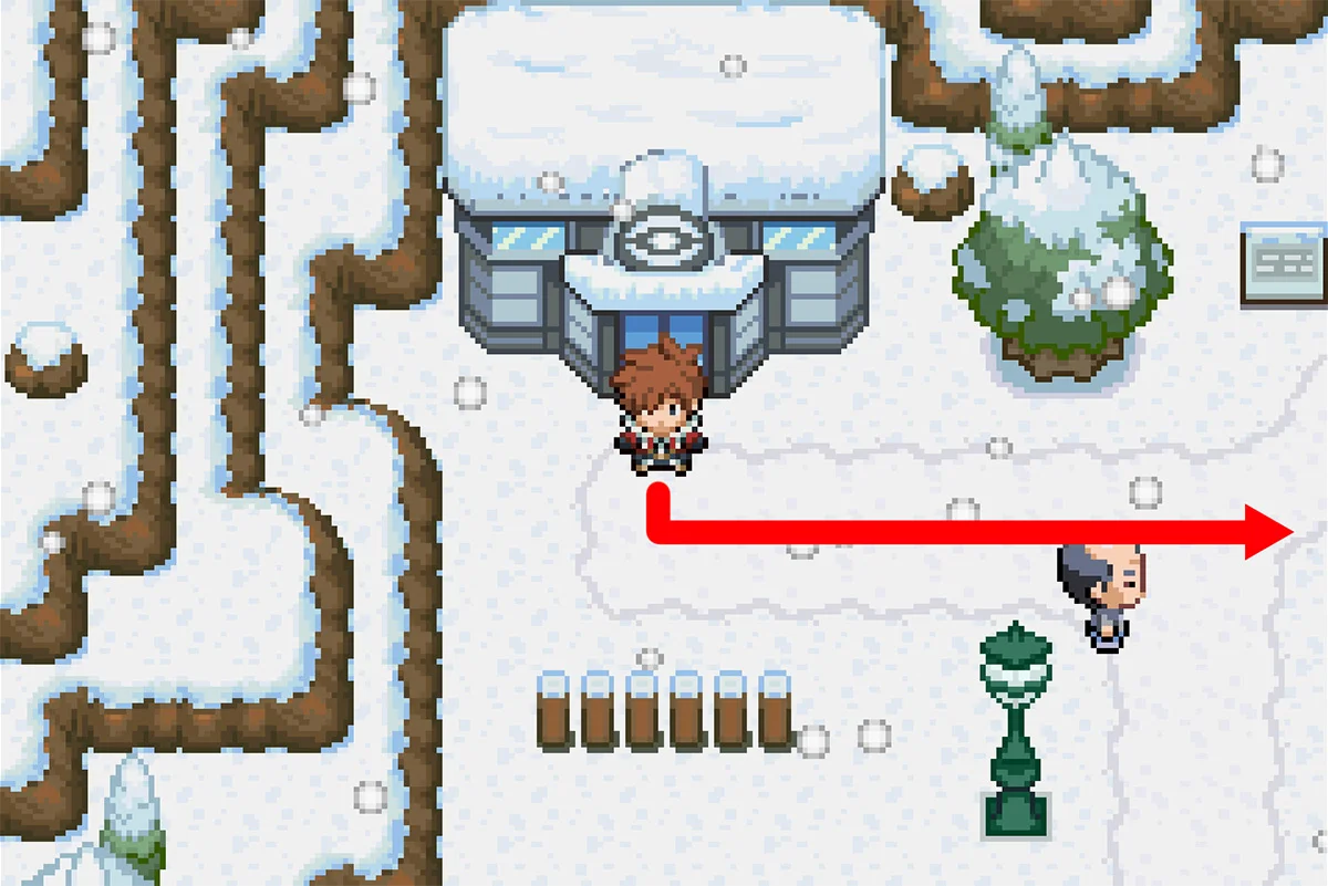 고드름동굴 입구로 가는 길