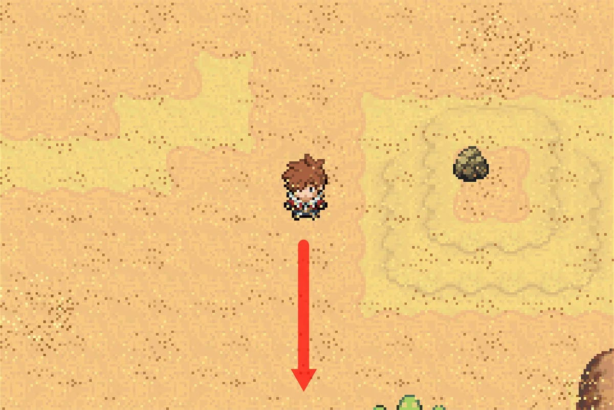 남쪽 협곡을 향해 이동