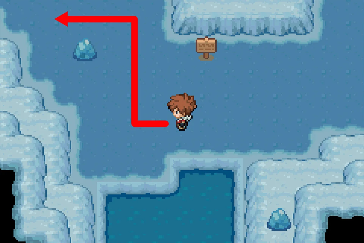 얼음 퍼즐 구역으로 가는 길