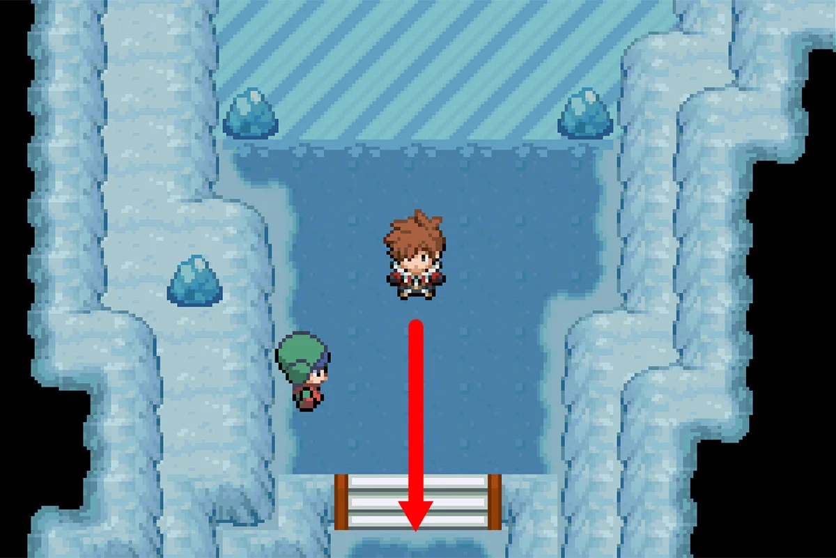 지하 2층으로 가는 사다리로 가는 길