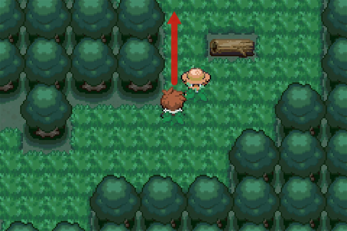 두 번째 트레이너를 향해 이동