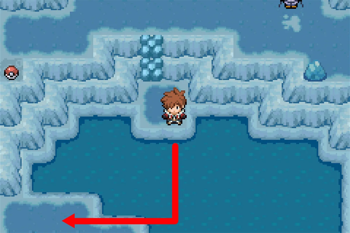 지하 1층으로 가는 사다리로 가는 길