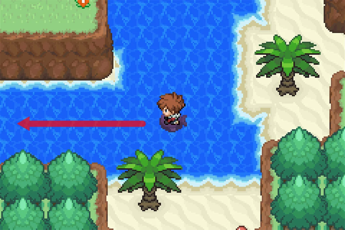 중앙 섬으로 파도타기