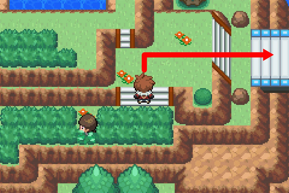 몬스터볼로 이어지는 다리 건너기