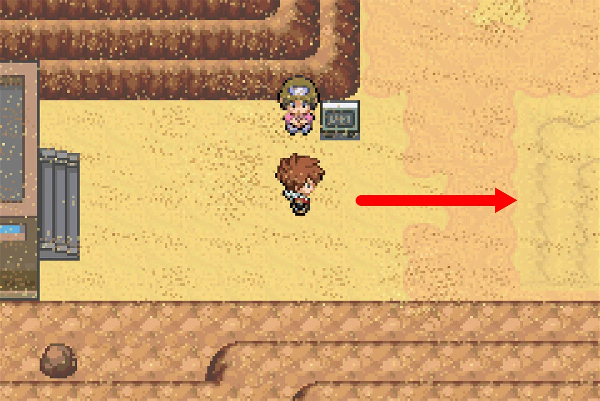 부술 수 있는 바위를 향해 이동