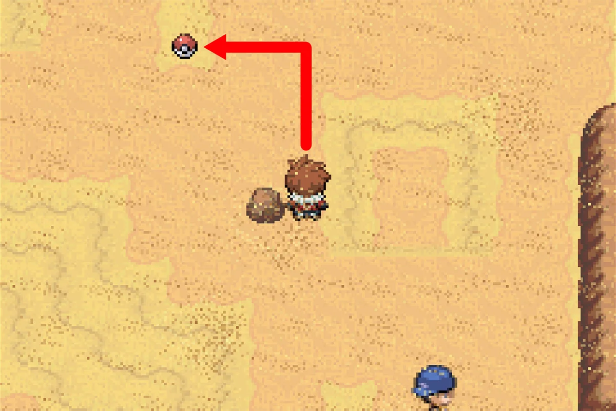 거대한 사막 불꽃의돌