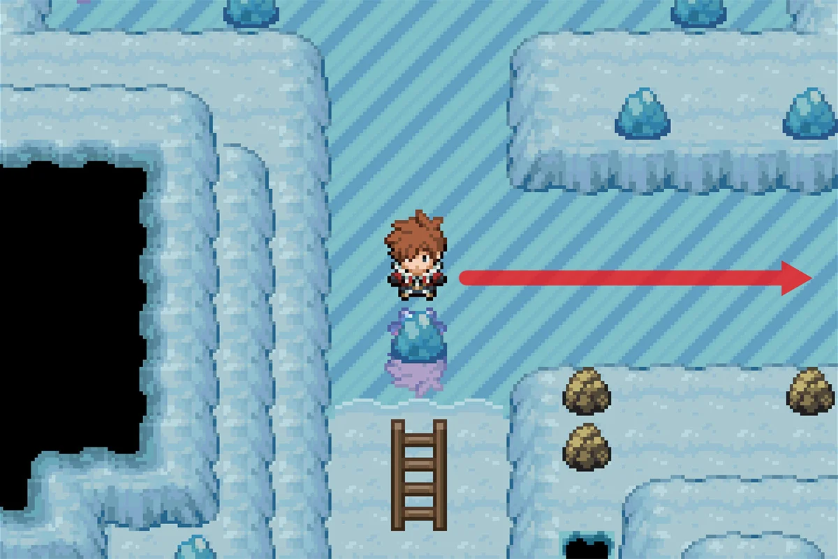 동굴 동쪽으로 이동