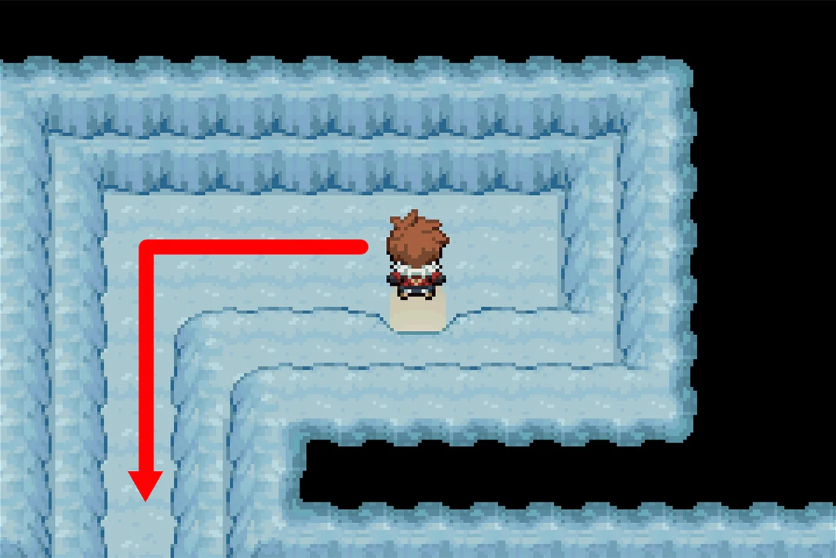 얼음 퍼즐 구역으로 가는 길