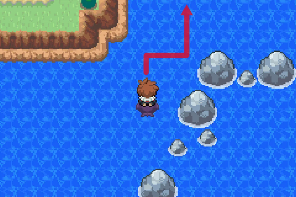 다리를 향해 이동