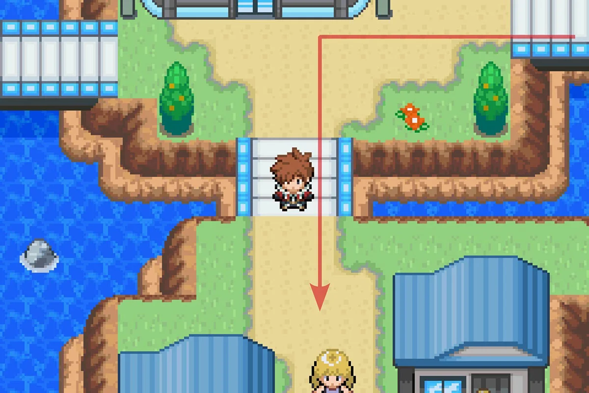 체육관 도착 후 남쪽으로 이동.