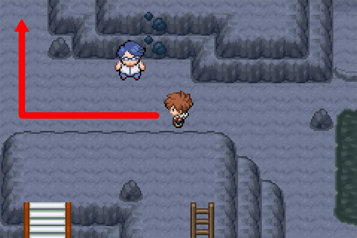 북서쪽 구역으로 이어지는 길