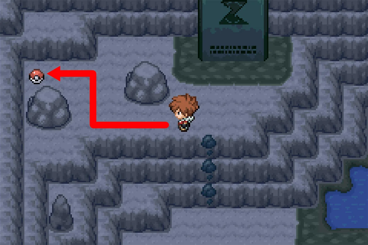 어둠의돌의 정확한 위치