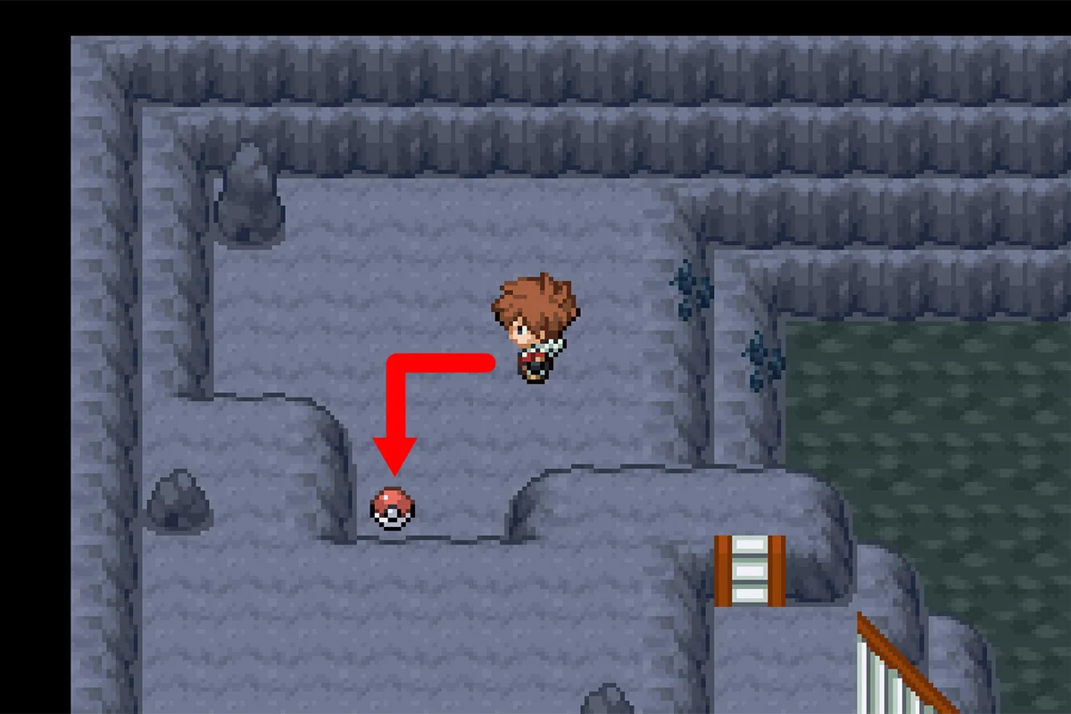 절벽 동굴 어둠의돌의 정확한 위치