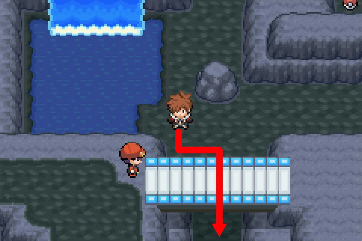 큰 바위로 이어지는 길