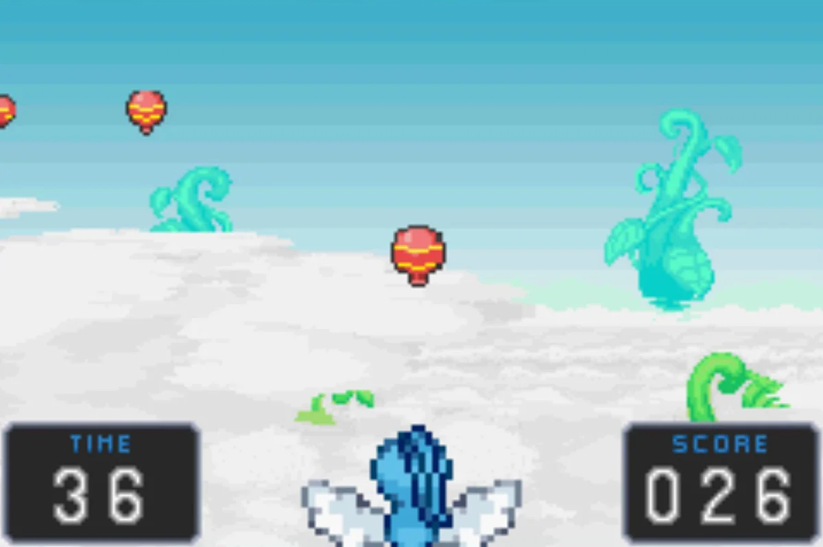 Cloud Burst Minigame playfield / Pokémon Unbound