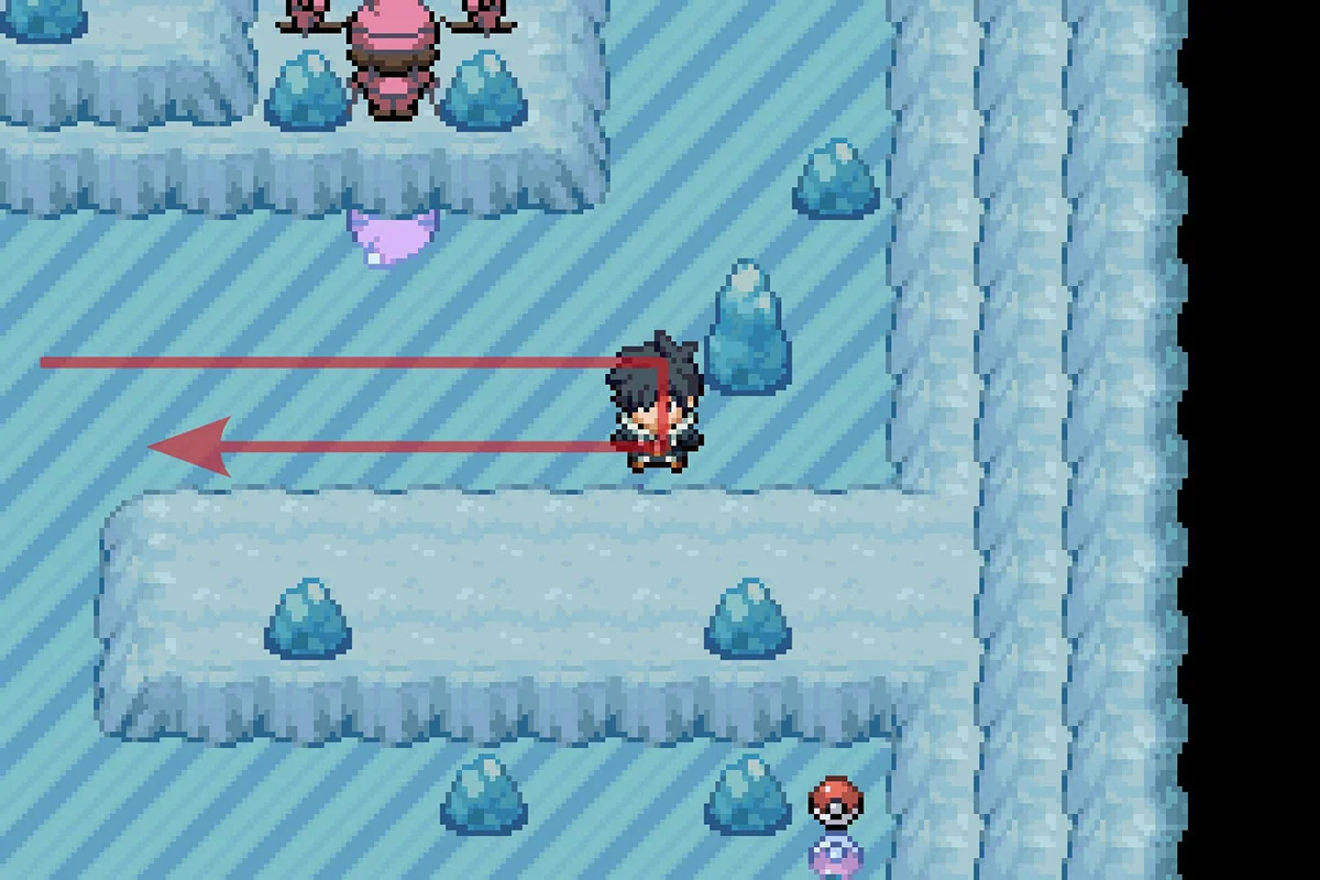 Going south then west. / Pokémon Unbound