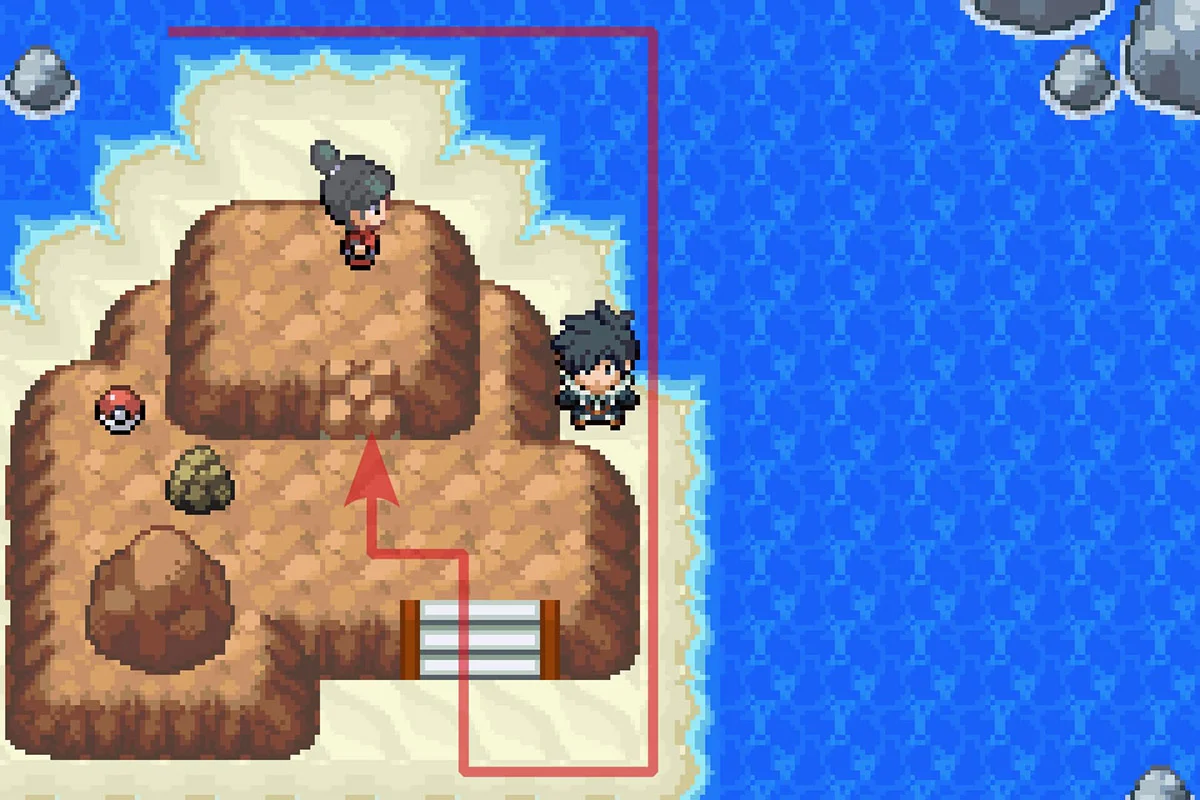 Approaching Mega Trainer Reena. / Pokémon Unbound